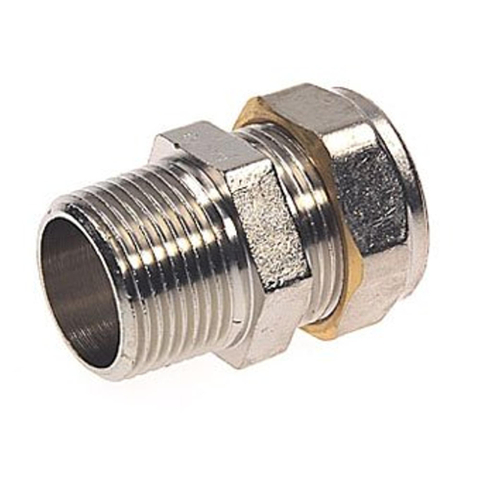 Bonfix vernikkeld knel puntstuk 1/2 x15 mm conisch gastec / kiwa 8911223