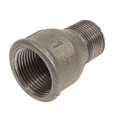 Nefit Ind Nr246 soknippel verlopend met binnen en buitendraad 1 1/2 x1 1/4 zwart 3015939