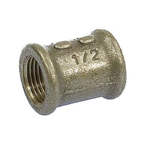 Nefit Ind Nr271 ronde sok met linkse en rechtse binnendraad 1/2 zwart 3011623