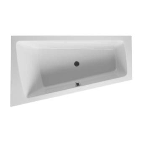 Duravit Paiova Kunststof bad acryl afgeschuind links - 170x100x46cm - zonder poten - glans wit 0297533