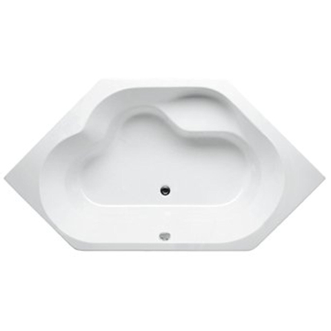 RIHO Winnipeg baignoire d'angle 145x145cm Blanc brillant 312266