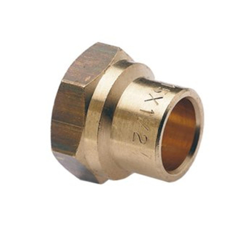 Buse à vis en laiton filetage intérieur x capillaire 1x28 mm Kiwa 3400905