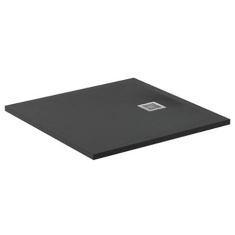 Ideal Standard Ultraflat Solid douchebak vierkant 100x100x3cm zwart SW97377
