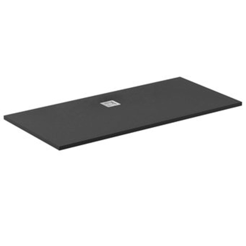 Ideal Standard Ultraflat Solid douchebak rechthoekig 180x80x3cm zwart SW97447