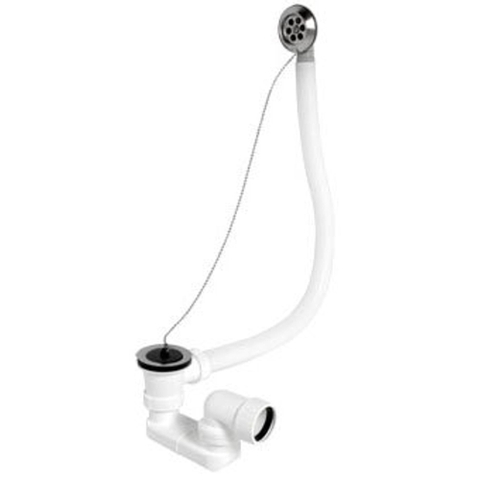 Plieger combinaison de vidage de baignoire 6/4 40mm raccord à serrage chrome 4051632