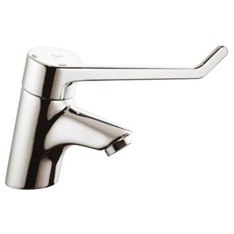 Ideal Standard Ceraplus robinet de lavabo avec levier 18cm fermeture sécurisée sur eau froide chrome 0424117