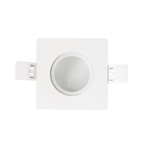 Interlight frame vierkant IP65 tbv LED module MR16 90mm wit IL F90SIPW 4246929