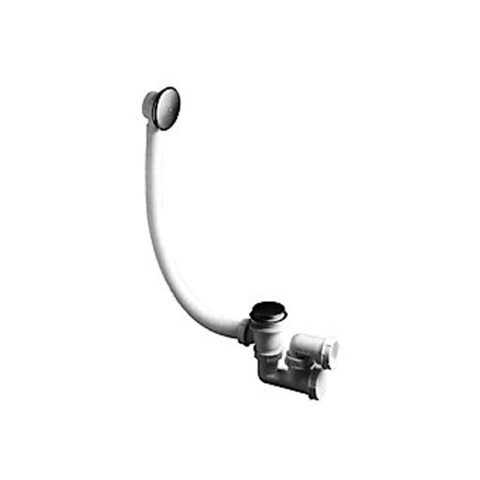 Plieger combinaison de vidage de baignoire quick clac 6/4 cliquable raccord à serrage 40 mm chromé 4051636