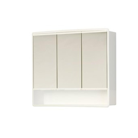 GO by Van Marcke armoire de toilette – 58 x 49,5 x 14,5 cm – sans éclairage – 3 portes – Blanc 4351107
