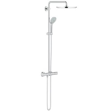 Grohe Euphoria XXL douchesysteem met douchekraan thermostatisch met Rainshower Cosmo 310 hoofddouche en handdouche brushed warm sunset TWEEDEKANS OUT6889