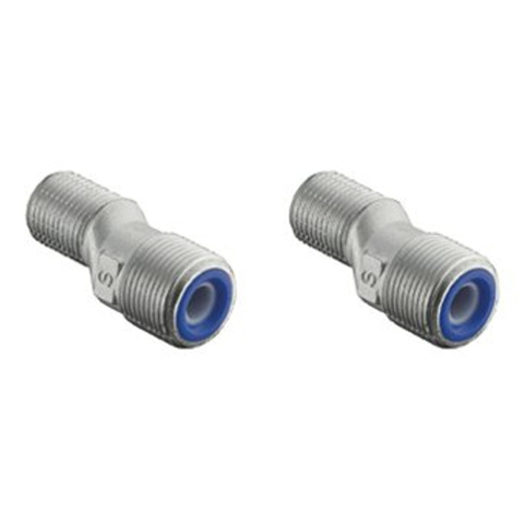 Hansgrohe S koppelingen per paar 1/2 x3/4 - hoogglans chroom 0450833
