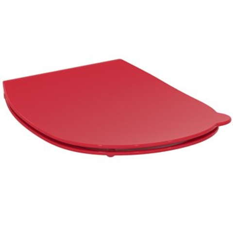 Ideal Standard Contour 21 abattant de WC avec couvercle pour cuvette de WC enfant au sol + cuvette de WC enfant suspendue 7 11 ans rouge 0467096