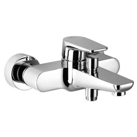 Dornbracht Subway robinet de baignoire avec inverseur et raccords chrome 0475612