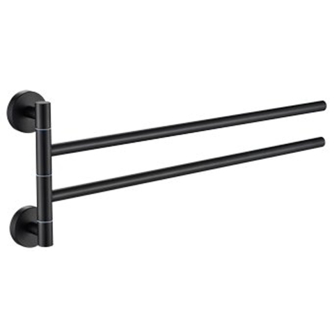 Porte-serviettes Plieger Vigo 2 bras noir SW225400