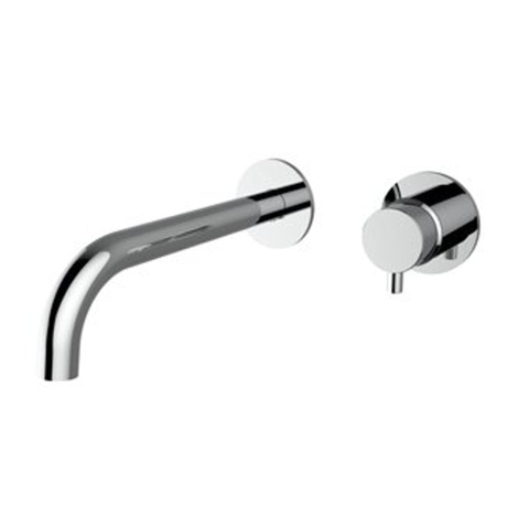 Plieger Napoli mitigeur encastré mural 1 levier avec bec 23,8 cm cold start chrome SW238014