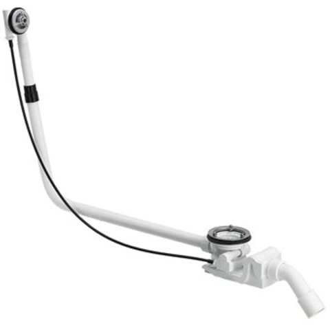 Viega Rotaplex évacuation de baignoire combinaison trop-plein avec bonde garniture de base pour évacuation 90mm rallongée 0500041