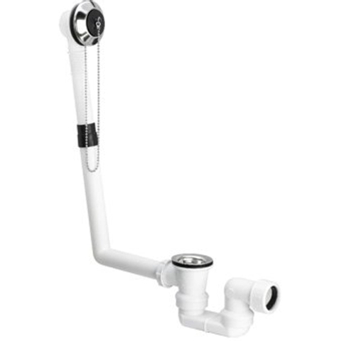 Viega Citaplex bonde de baignoire et combinaison de trop-plein avec bouchon et chaîne 40mm 0500315