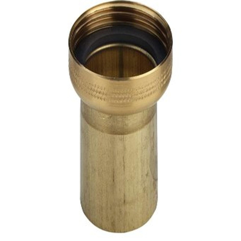 Viega Reservedelen voor sifons plugkoppeling messing 6/4"x38mm vlakdichtend 0500917