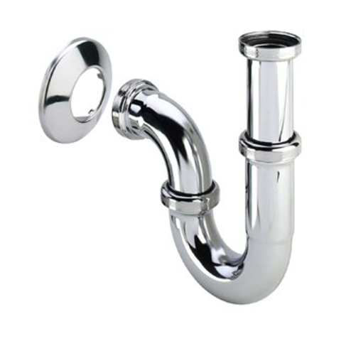 Viega buissifon met bocht 5/4 met rozet chroom 0509999