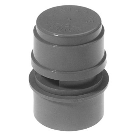 Mcalpine ventapipe jr aérateur d'appareil avec anneau réducteur 50mm blanc 0520162