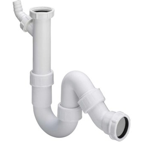Viega hostaleen siphon universel 6/4x40mm avec raccordement pour machine à laver avec raccord à serrage 0520497
