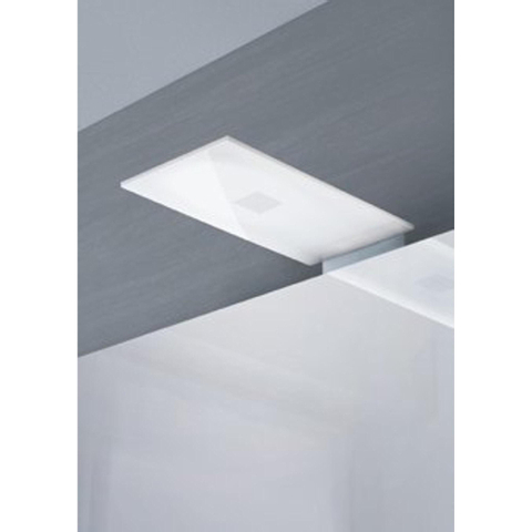 Raminex Slim spiegellamp met LED verlichting rechthoekig 5W chroom SW75980