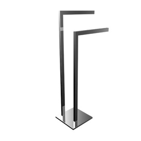 Emco Loft dubbele handdoekhouder staand model chroom SW74533