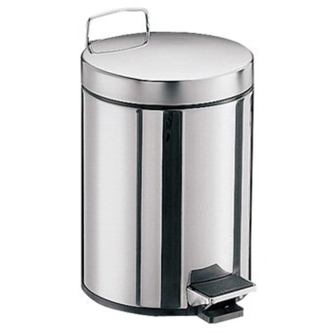 Emco System 2 poubelle ronde en acier inoxydable GA68402