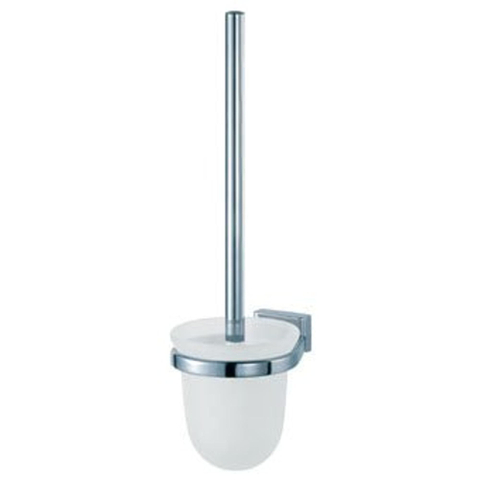 Geesa Hotel Brosse de toilette avec support Chrome (tête de brosse blanche) 0650184