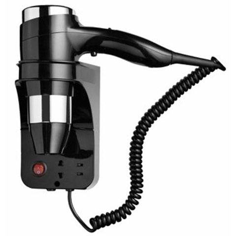 Geesa Hairdryer sèche-cheveux 3 réglages noir/chrome 0653532