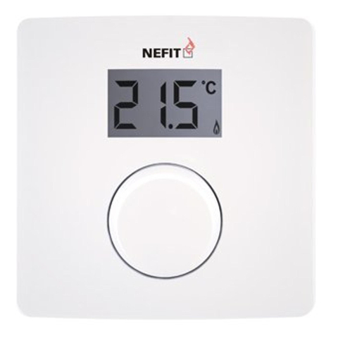 Nefit ModuLine kamerthermostaat met roundagon design Moduline 1010H SW108481