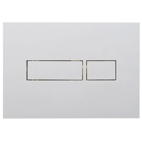 Plieger Flair plaque de commande double chasse blanc 0701189