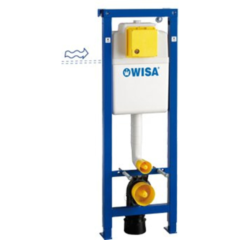 Wisa XS WC element met frontbediening wateraansluiting 16x2 inwendig h112-132xb38xd14-20cm SW87566