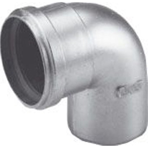 Burgerhout BM FIX Dikwandige aluminium afvoerbocht 90 graden 80mm 1400495