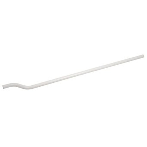 Basic tube de chasse - sans coude 90 saillie 105 avec collerette - pour Rezi - plastique 0730548