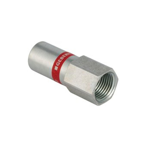 Geberit Mapress C-staal schroefbus verzinkt - met binnendraad en insteekeinde 1/2"bix22mm 7466320