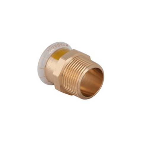 Geberit Mapress koper-gas puntstuk buitendraad 3/4"x22mm - koper 7469688