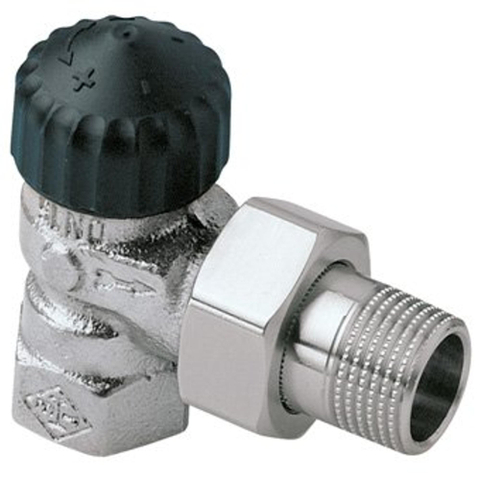 Heimeier Robinet thermostatique de radiateur 1/2 coudé Kvs 1,35 m3 h 7500904