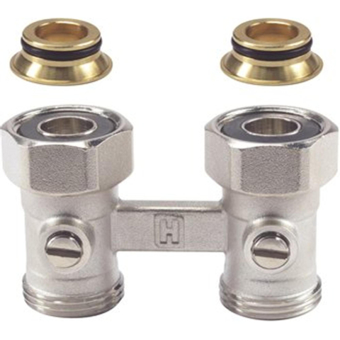 Honeywell Ultraline Verafix H onderaansluitblok 1/2 bidr KVS=35 recht 7501068