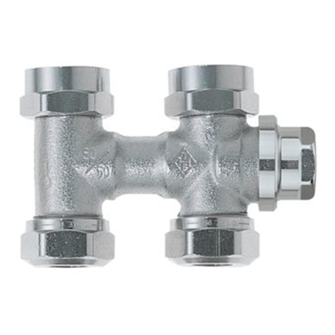 Heimeier Vekolux bloc de raccordement inférieur 1 tuyau 1/2 50mm droit pour radiateur bi.dr. 7501544