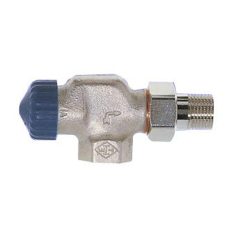 Heimeier Thermostatische radiatorafsluiter 1/2 haaks verkeerd Kvs 1,85 m3 h lage weerstand 7502036
