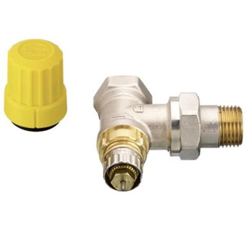 Danfoss robinet d'arrêt de radiateur thermostatique coudé court 3/4 Kvs = 057 m3/h RA N20 7572291