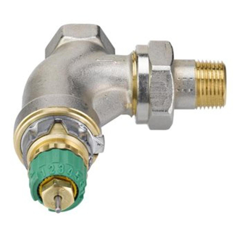 Danfoss thermostatische radiatorafsluiter haaks verkeerd 3/8 7572606