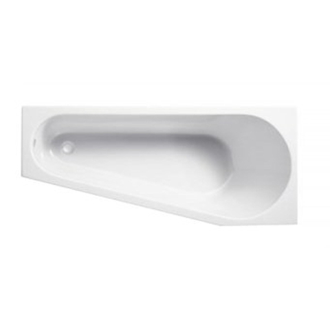 Wisa Avellino baignoire Acrylique biseauté 160x70x40cm droite blanche 0790160