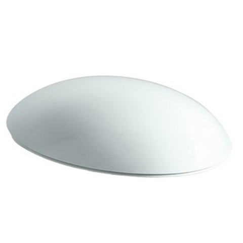 Laufen Alessi One abattant WC - 35x48.5cm - forme D - softclose - déclipsable - blanc 0080154