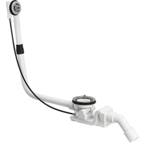 Viega Rotaplex évacuation de baignoire combinaison de trop-plein avec bonde garniture de base pour évacuation 90mm standard 0080185