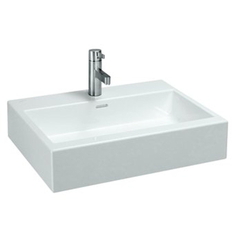 Laufen Living City lavabo 60x46x15,5cm 1 trou de robinet avec trop-plein céramique blanc 0081268