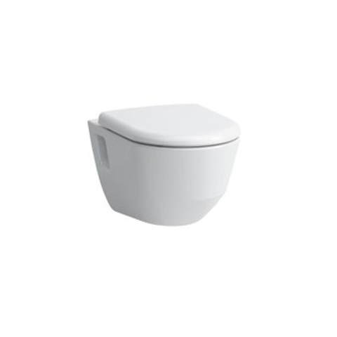 Laufen Pro WC suspendu – Rimless – fixation apparente – profondeur 53 cm – avec abattant softclose Slimseat – blanc brillant SW97461
