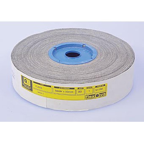 Toile abrasive rhodius 50mm rouleau à 50 m grain 100 1895214