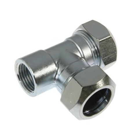 Vsh pièce de serrage filetage femelle 15x15x1/2 laiton zingué 8900825